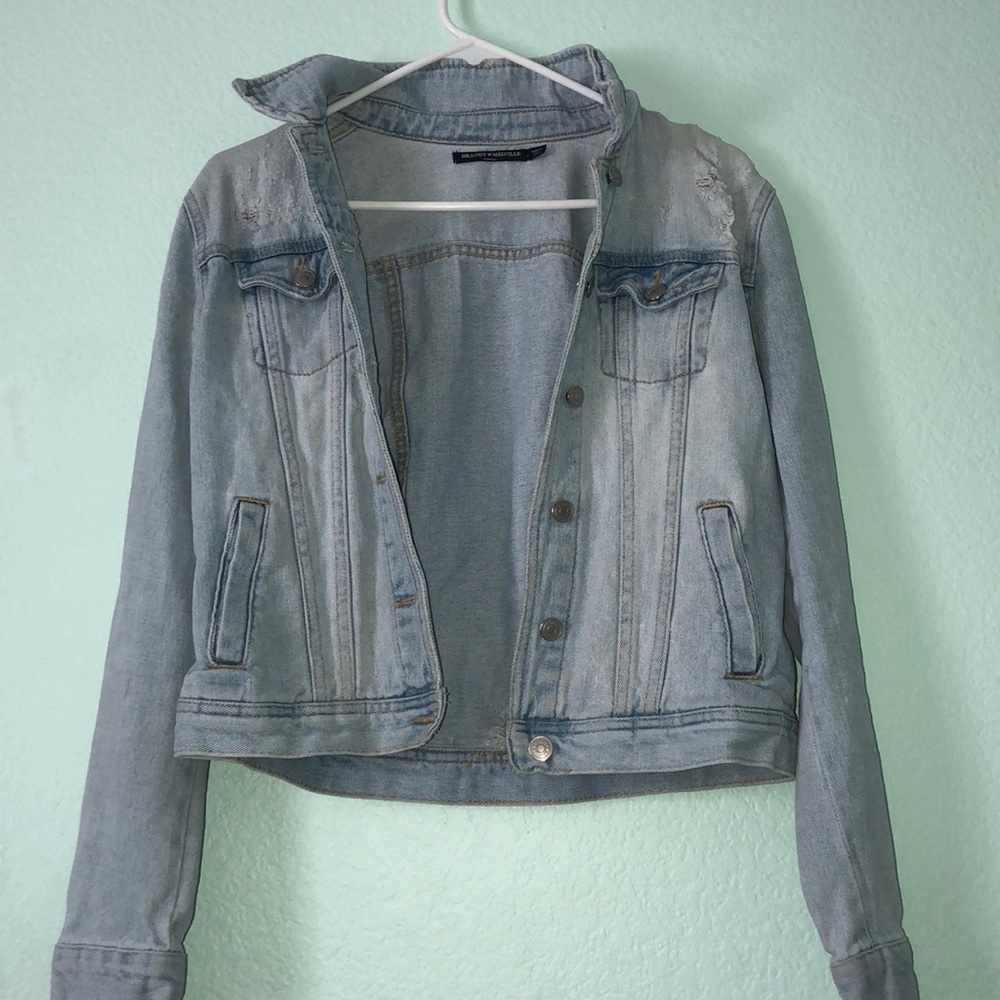 Light wash Brandy denim jacket